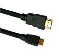 Кабель HDMI - mini HDMI 1.5 м с ферритовыми фильтрами Ver.2.1