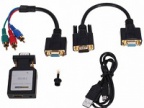 Конвертер HDMI в VGA + YPbPr 